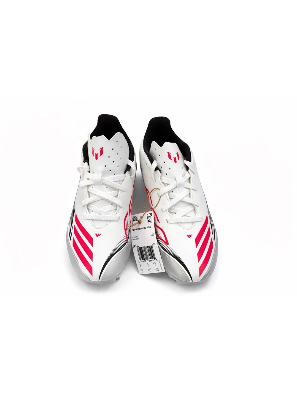 Adidas F50 Elite Messi FG Firm Ground Soccer Cleats White Red Mens 3.50 / 35.5